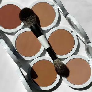 Customized Bronzer High Pigment Nourishing Contour Palette Private Label Single Long Lasting Pressed Powder Bronzer Palette