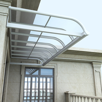Vente en gros Nouveau design de luxe en aluminium Fonctionnement manuel Abri de pluie terrasse fenêtres auvent pour balcon et jardin extérieur