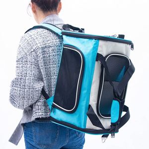 OEM ODM Double Shoulder Oxford Pets Travel Bag Durable Cat Bag Foldable Pet Soft Removable Bag - Product Image 5