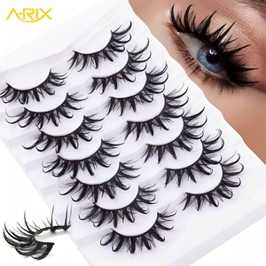 ขนตาปลอม A-RIX 7 คู่ แบบ Wet Look ขนมิ้งค์เทียม เนื้อฟูเป็นช่อ ดูเป็นธรรมชาติ ขนตาหนา ขายส่ง รับผลิตแบรนด์ส่วนตัว - Product Image 1