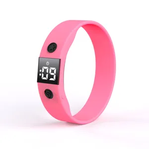 Soft Silicone Custom Logo Watch 1-99 Minutes Timer LED Promotional Electronic Watch