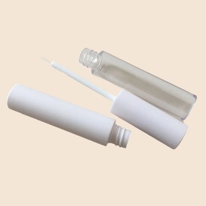 หลอดมาสคาร่าแบบกำหนดเองขนาด10มล. ภาชนะบรรจุอายไลเนอร์สีขาวเคลือบเงาใหม่พร้อมแปรง - Product Image 4