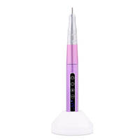 Nieuwe Design Draadloze Oplaadbare Efile 35000RPM Professionele Nagelboorpen 65W Borstelloze Draagbare Nagelboor Met Laadstation