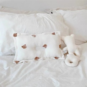 <span class=keywords><strong>Oreiller</strong></span> pour tout-petit, <span class=keywords><strong>oreiller</strong></span> carré en coton double couche, doux et respirant, <span class=keywords><strong>oreiller</strong></span> brodé en coton pour bébé de 0 à 2 ans - Product Image 4