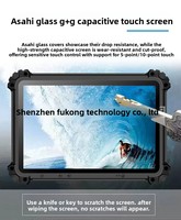 Nouvelle tablette PC robuste Fushzk, Intel Core I5, Windows 11, écran capacitif 10,1 pouces, station de travail industrielle IoT, 16 Go de RAM, 256 Go de stockage, Wi-Fi