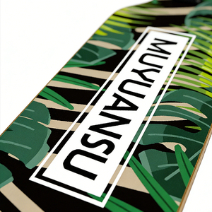 ZHOYA Small Longboard Skateboard, Trottinette à Quatre Roues pour Débutants, Skateboard de Rue, Skateboard de Surf avec Motifs - Product Image 2