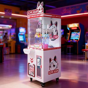 Baihui Animation Máquina de garras de gran éxito para la captura de peluches, juguetes, llaveros de anime y muñecos premio con clip de corazón, para tiendas de entretenimiento - Product Image 2