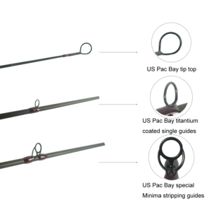 <span class=keywords><strong>Caña</strong></span> <span class=keywords><strong>de</strong></span> pescar <span class=keywords><strong>de</strong></span> carbono, alta calidad, 100%, Japón, 9 ', 4 secciones, IM12, (B02) - Product Image 5