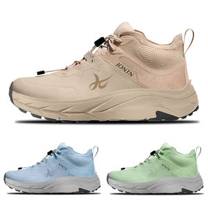 รองเท้าบูทเดินป่า รองเท้าทำงาน รองเท้าเดินเขา สำหรับผู้ชาย รุ่นเยาวชน ราคาประหยัด สีเขียว แฟชั่น น้ำหนักเบา กันน้ำ ทรงกว้างพิเศษ เหมาะสำหรับกิจกรรมกลางแจ้ง - Product Image 2