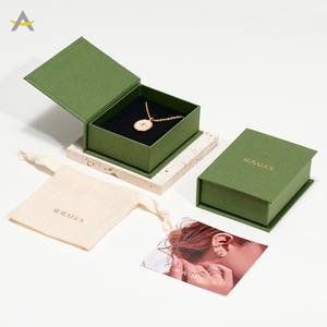 Auralux biểu tượng tùy chỉnh in có thể tái chế cuốn sách phong cách giấy Vòng đeo tay vòng bông tai vòng cổ bao bì hộp đồ trang sức - Product Image 4