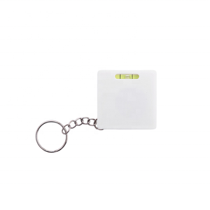 Mini mètre ruban de 1 mètre avec niveau à bulle, porte-clés, outil de mesure, échelle métrique et impériale, portable, idéal comme cadeau - Product Image 3