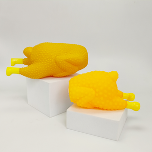 Direct van de fabriek, Gebraden Kip Serie Hondenspeeltje, Hoogwaardig Vinyl Hondenspeeltje met piep, Leuk Interactief Speeltje tegen verveling - Product Image 4