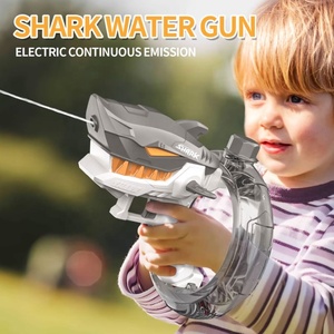 Nouveau Design requin pistolet à eau automatique pistolet à eau jouet enfants été extérieur eau gicler électrique pistolet à eau pour les enfants - Product Image 4