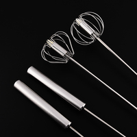 Batteur à main en acier inoxydable Offres Spéciales batteur à oeufs semi-automatique