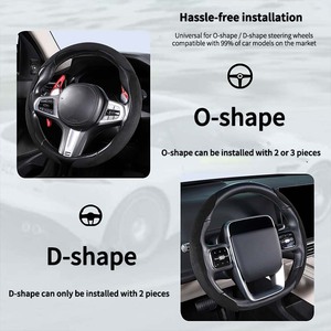 Housse de <span class=keywords><strong>volant</strong></span> personnalisée de luxe en fourrure et daim pour Volkswagen Golf 7 GTI Golf R MK7 VW Polo GTI <span class=keywords><strong>Scirocco</strong></span> 2015 2016 - Product Image 3
