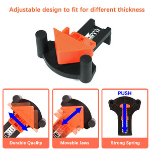 Clips de fijación para carpintería, abrazadera de ángulo de madera para carpintería, 90 grados, sargento de carpintería - Product Image 5