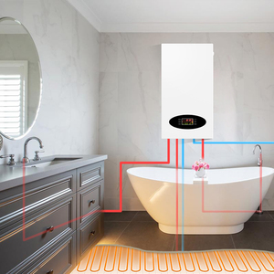 12KW LED affichage WiFi contrôle central et chauffage par le sol électrique combi chaudière avec 40L réservoir d'eau - Product Image 5