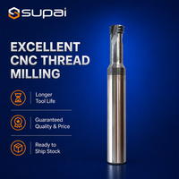 Fraiseurs à filetage en carbure monobloc SUPAL - Outils de filetage haute précision UNF & UNC pour l'usinage de l'acier trempé CNC ODM OEM