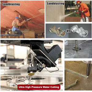 Schweres spezifisches Gewicht Rotkarbid-Wasserstrahl-Granat zum freien Schleifen Schneiden von Schleif mitteln - Product Image 5