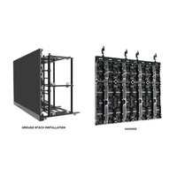 P4.81 P3.9 P2.9 P2.6 Panneau Led Mural Musique Concert Scène Toile de Fond Flexible Smd Led Écran Location Led Mur Vidéo Pour Scène Concert