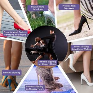 Clear <b>Heel</b> Repair Caps Covers <b>Heel</b> Stoppers <b>High</b> <b>Heel</b> Protectors for Outdoor Weddings Events - Product Image 5