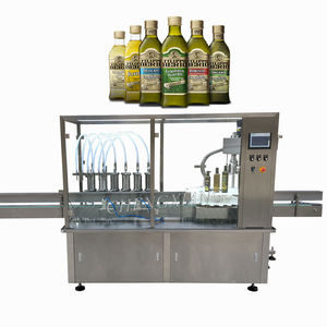Machine de remplissage et de bouchage automatique d'huile d'olive CX-GFT pour bouteilles rondes et carrées - Product Image 1