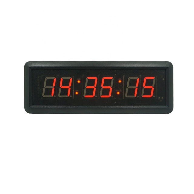 HONGHAO LED Electronic Synchronous Clock Wholesale Countdown LED Wall Clock Desk Stopwatch Remote Control Room Escape Timer