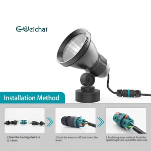 Factory Direct Price Outdoor Electric Pull Push Straight Union Quick Cable Connectors IP68 Waterproof Connector Plug And Socket