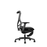 Nouveau modèle de chaise de bureau ergonomique coulissante synchronisée 3D avec support lombaire chaise de bureau d'ordinateur moderne avec repose-pieds
