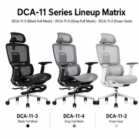 Chaise de bureau ergonomique à dossier haut en maille avec support lombaire, appui-tête, repose-pieds, chaises pivotantes pour ordinateur, bureau à domicile
