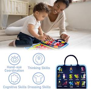 Jouets pour enfants nouvellement conçus en feutre <span class=keywords><strong>de</strong></span> laine, matériel pastable, activité silencieuse, livre d'activités occupé, garçons filles, entraînement à la concentration - Product Image 5