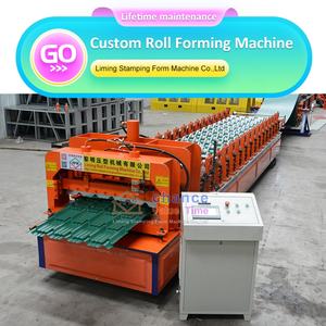 Liming hochwertige Blechwand-Glasierte Fliesenherstellungsmaschine Dachplatte gebrauchte Rolleformer - Product Image 5