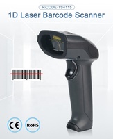 Scanner de codes-barres sans fil 2D USB COM PS/2 RS232 Scanner sans fil lecteur de codes QR