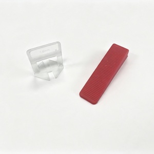 Clips de nivellement de carreaux en forme de T, anti-décalage, réutilisables pour carrelage mural et de sol en porcelaine et céramique - Product Image 1