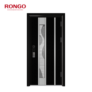 RONGO sicurezza in acciaio inox doppio ingresso porta in ferro battuto porta <span class=keywords><strong>di</strong></span> sicurezza in alluminio - Product Image 3