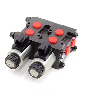 Válvula de palanca de mano hidráulica solenoide HSV06, 2 carretes para válvula desviadora, serie 180 Bar 50 L/| Venta al por mayor y OEM - Product Image 5