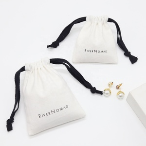 Pochette en toile de haute qualité pour peignes, sac d'emballage pour peignes, petite pochette en coton à cordon pour bijoux et cadeaux - Product Image 4