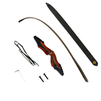 Muhan – arc de chasse traditionnel américain détachable en bois de 60 pouces, vente en gros
