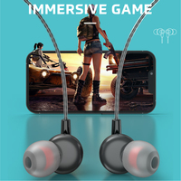 Grosir Pabrik Earphone Stereo In-ear Putih 3.5mm Berkabel dengan Mikrofon, Peredam Kebisingan ENC, Kabel 1.2M