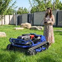 Sofort Lieferbar 800mm 18PS Benzin-Rasenmäher mit Fernbedienung für Professionelle Garten- und Landschaftspflege