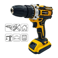 Kit perceuse-visseuse sans fil 21V, perceuse électrique rechargeable, ensemble d'outils électriques pour le bois, le métal et les travaux domestiques