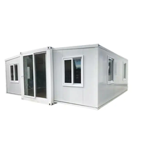 Solution préfabriquée à construction rapide Villa modulaire extensible de 20 pieds et 40 pieds pour la cour arrière, appartement pour grand-mère, alternative à la maison mitoyenne ou vie à la campagne
