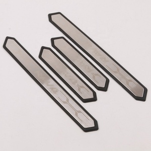 WZXD New Arrival Car Sliver Titanium <b>Door</b> Sill Guards <b>Door</b> Sill <b>Plate</b> Exterior Accessories for 2019 - Product Image 6