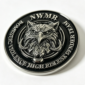 Pièce de monnaie commémorative d'équipe personnalisée, en alliage de zinc moulé sous pression, avec tête d'aigle en relief 3D, pour Halloween et Noël - Product Image 6