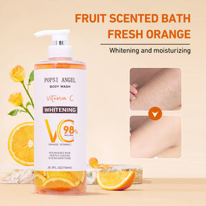 Gel Douche Liquide en Gros Marque Blanche Niacinamide Vitamine C 750ml Hydratant Exfoliant Nettoyant Corps pour Soin de la Peau Éclaircissant - Product Image 4