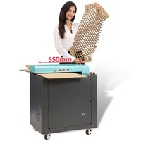 Machine à déchiqueter le papier pour boîtes en carton ondulé de 550 mm, faible MOQ, logo personnalisé, pour emballage de protection rembourré