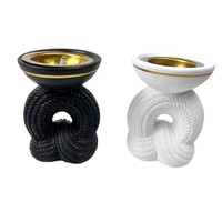 Diffuseur d'aromathérapie de brûleur d'encens de lampe de parfum en céramique portatif de luxe pour des ornements de Cendant d'Arabie du Moyen-Orient d'utilisation de bureau