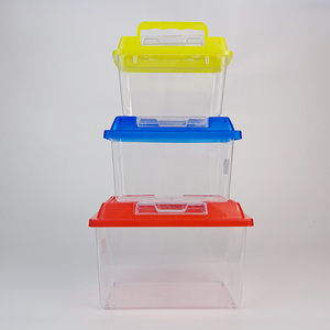 18X11X12Cm Aquaria Met Enkele Vis In Diverse Levendige Kleuren Gekko Habitat Reptielen Voedingstank - Product Image 6