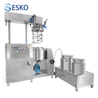 Mélangeur émulsifiant sous vide hydraulique ESKO Machinery pour la fabrication de mayonnaise, d'onguents et de crèmes pour le visage