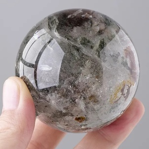 Esfera de Cristal Verde Fantasma Pulido al por Mayor, 5-6cm, para Decoración del Hogar y Regalos de San Valentín - Product Image 5
